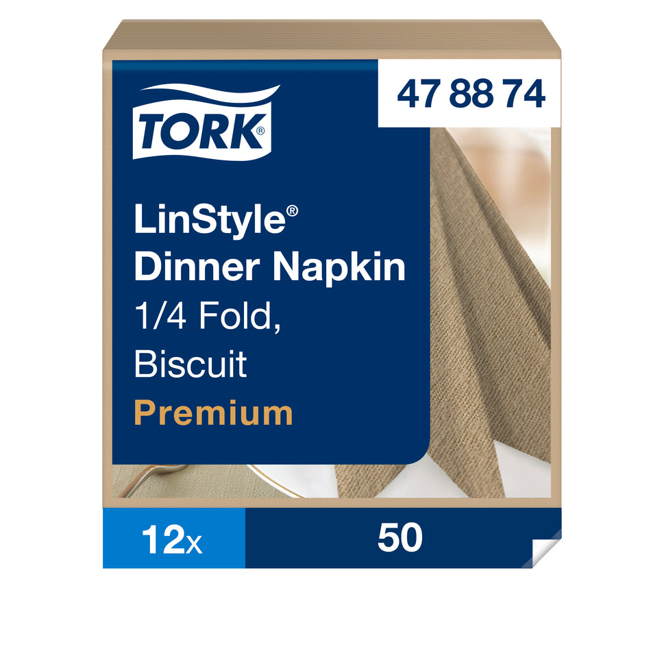 Tork LinStyle® Dinnerservietten Biscuit