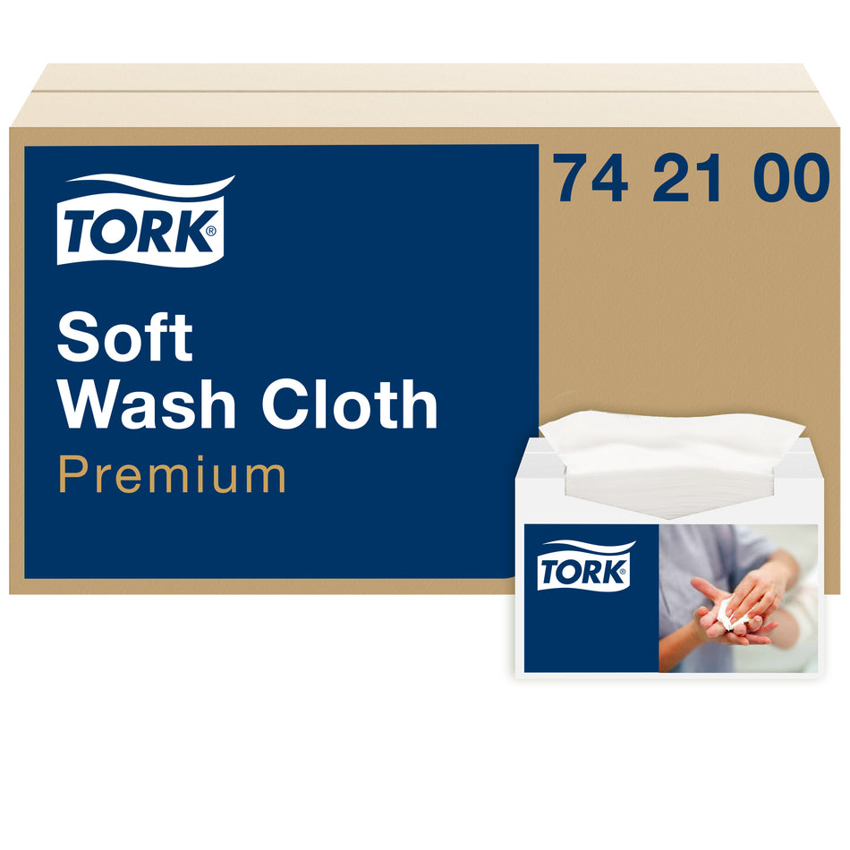 Tork Carré de soins doux blanc