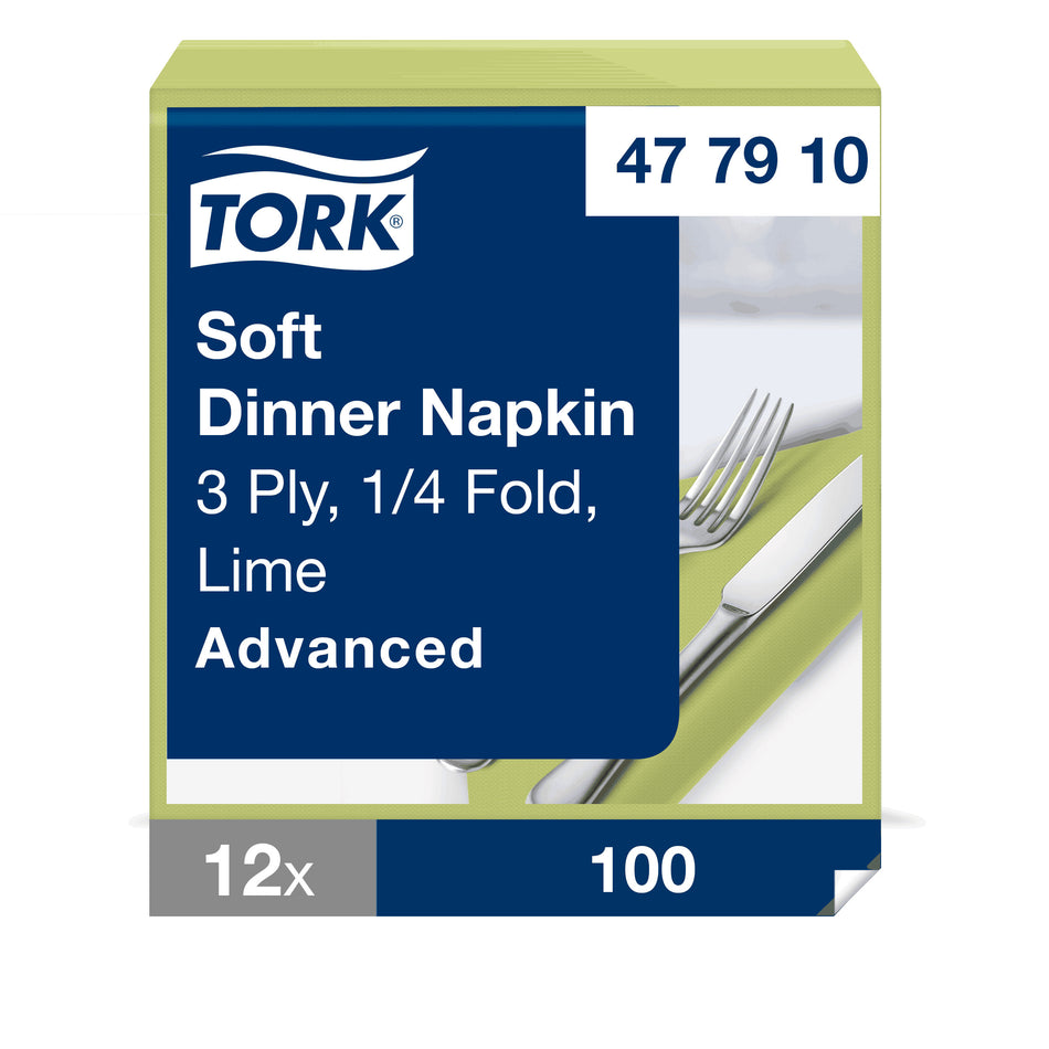 Tork Serviette Dinner Doux citron vert