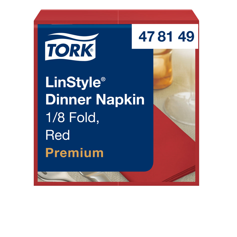 Tork LinStyle® Dinnerservietten Rot