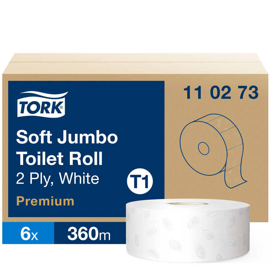 Tork Papier Toilette Jumbo doux blanc T1