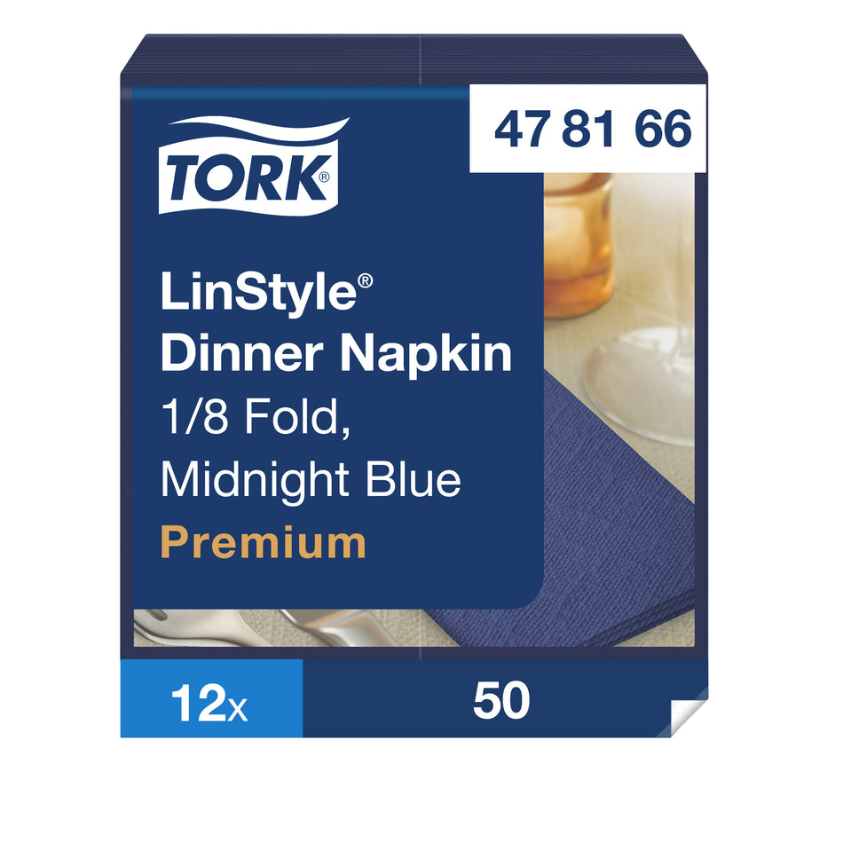 Tork LinStyle® Dinnerservietten Mitternachtsblau