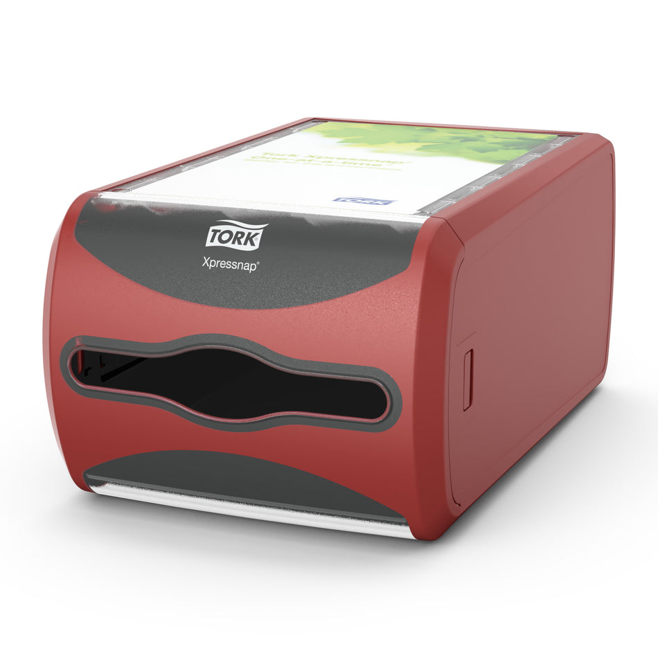 Tork Xpressnap® Distributeur de Serviettes de comptoir rouge N4