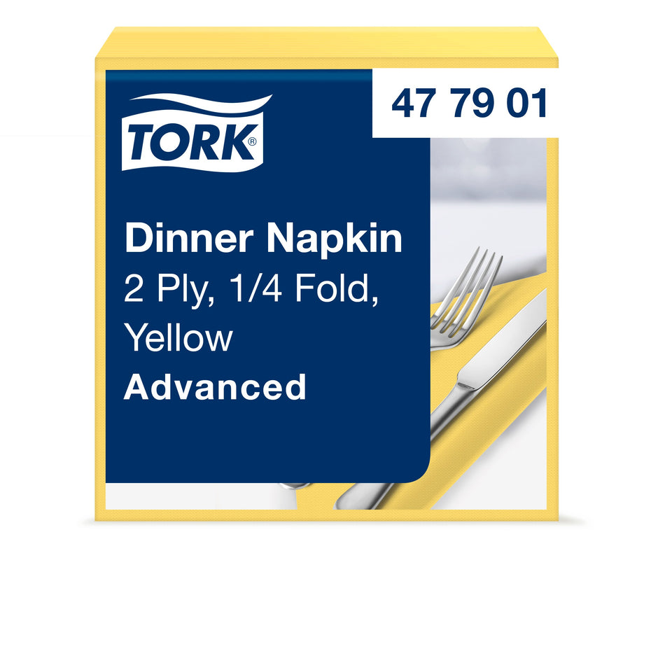 Tork Dinnerservietten Gelb