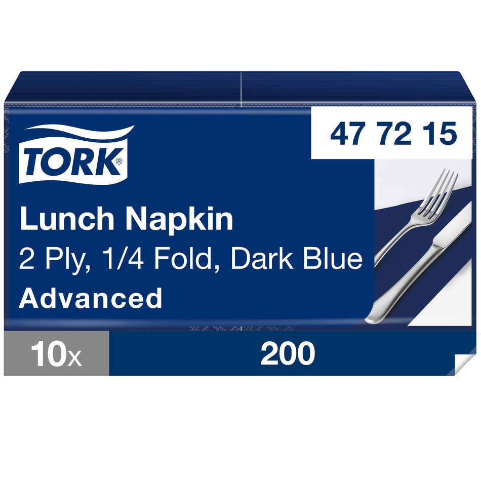 Tork Lunchservietten Dunkelblau