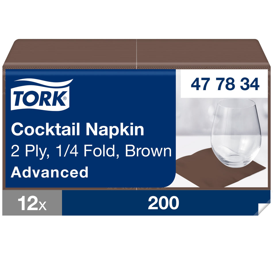 Tork Cocktailservietten Braun