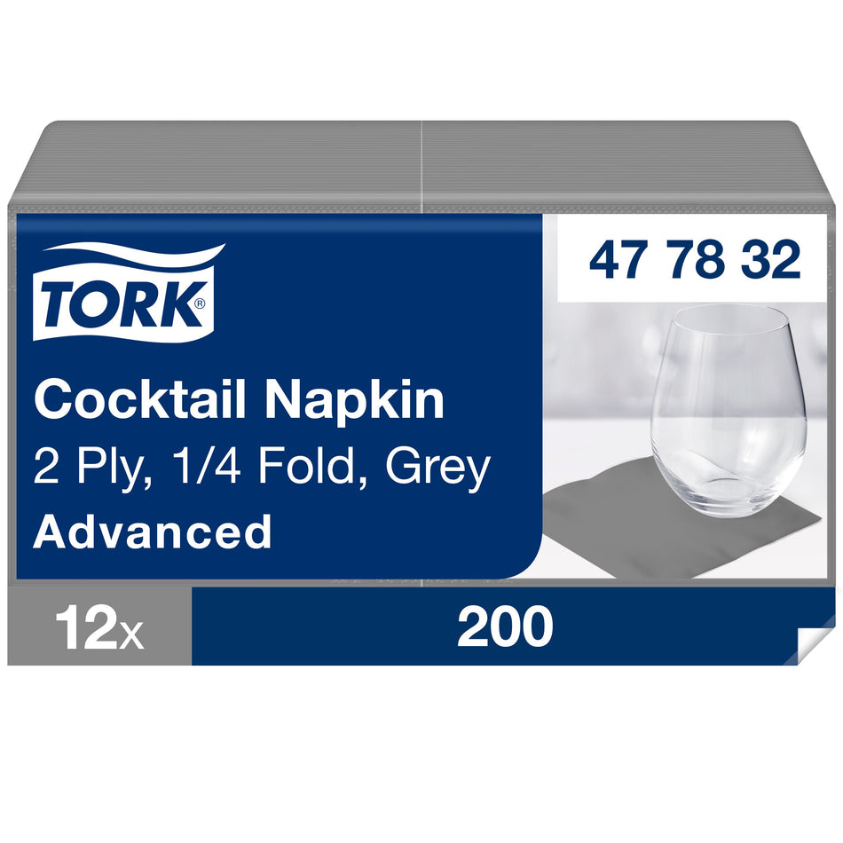 Tork Cocktailservietten Grau