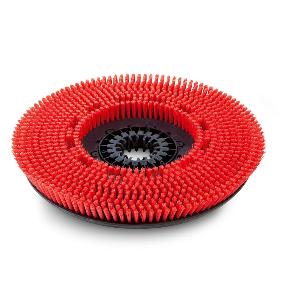 Brosse-disque, moyen, rouge, 550 mm