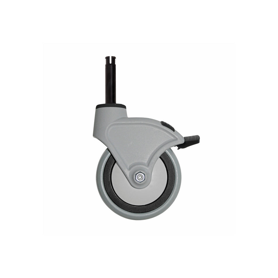 Rad drehbar mit Bremse