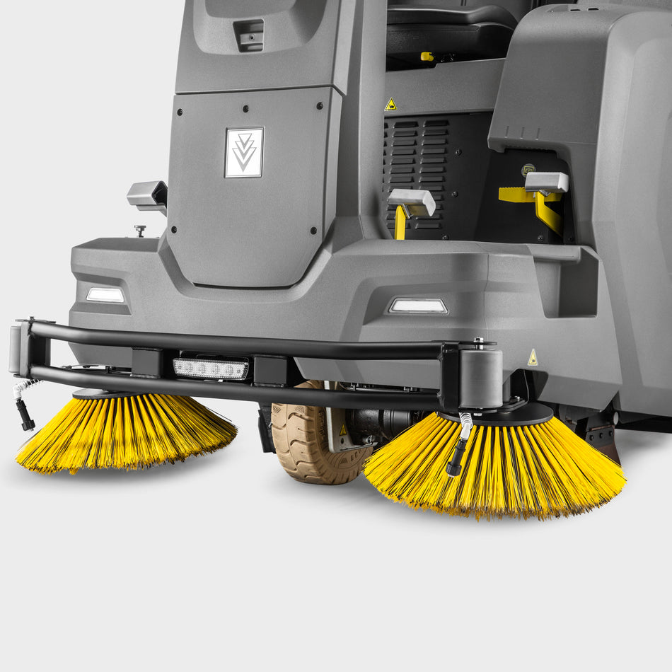 Système de pulvérisation d'eau pour brosses latérales