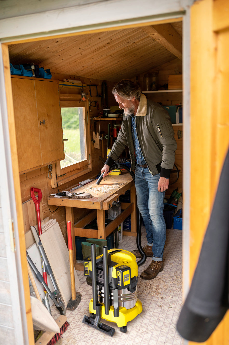 Aspirateur eau et poussières à batterie WD 4-18 S Dual