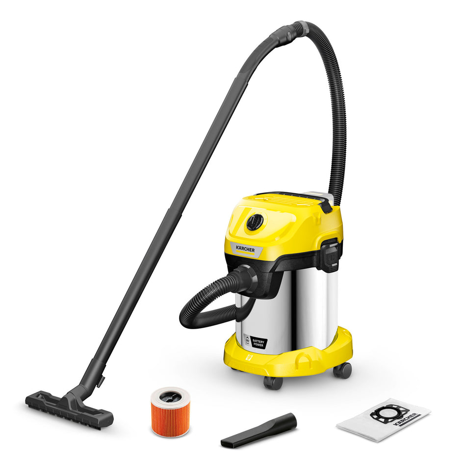 Aspirateur eau et poussières à batterie WD 3-18 S