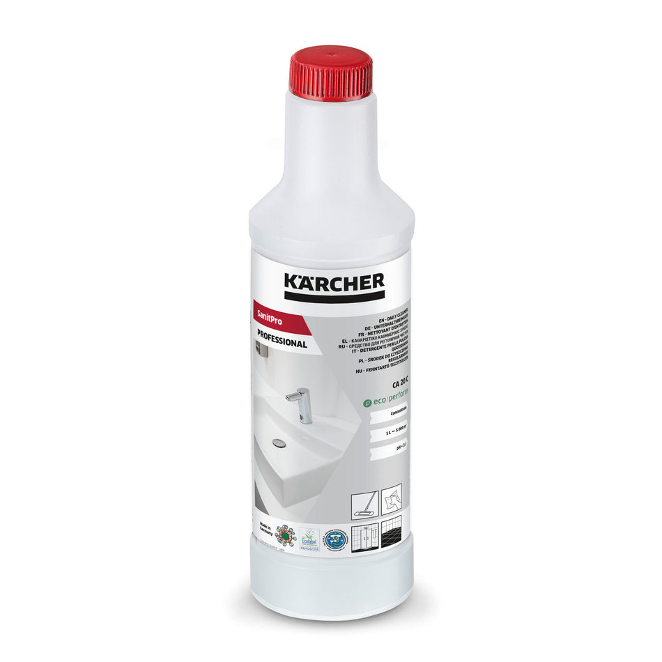 SanitPro Leerflasche, Unterhaltsreiniger CA 20 C-D eco!perform, 0.5 L