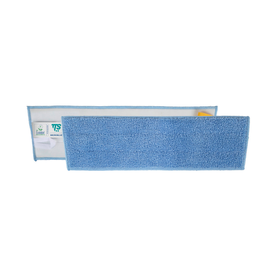 Mikrofaserklettmopp Kurzfaser blau 60cm