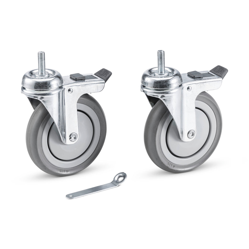 Lenkrollen mit Bremse Std. D125