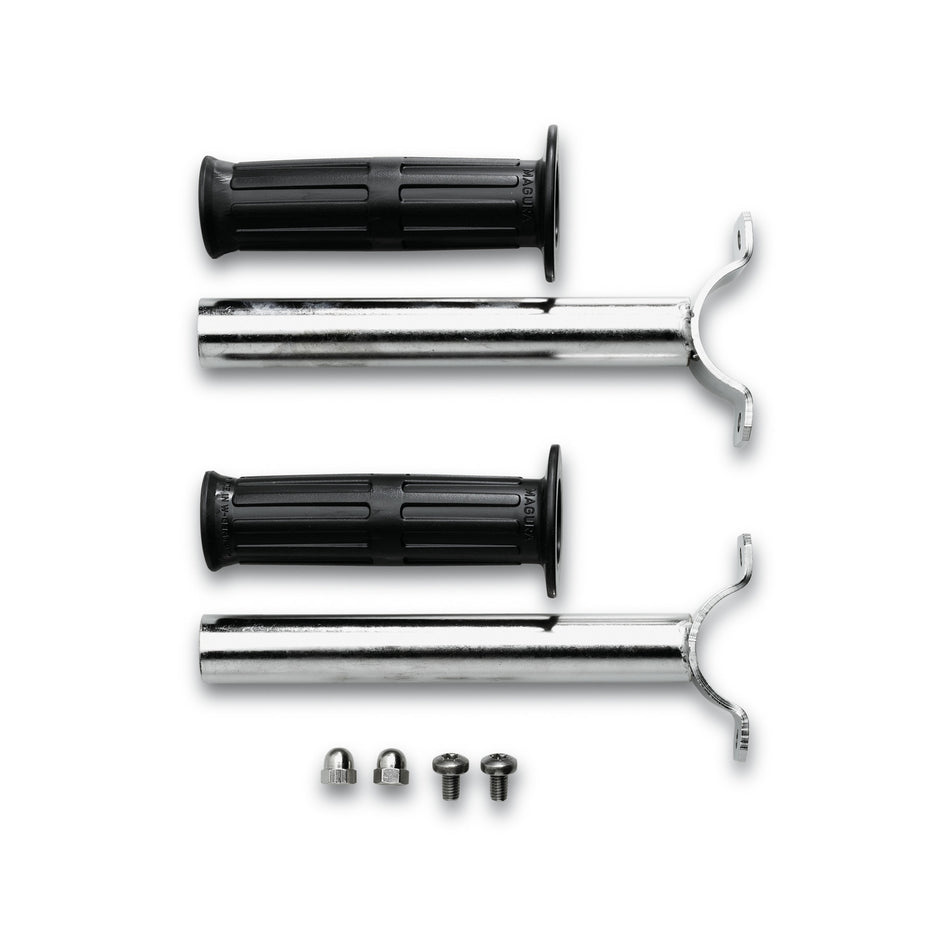 Doppelgriff für exakte Führung des Spritzkopfs