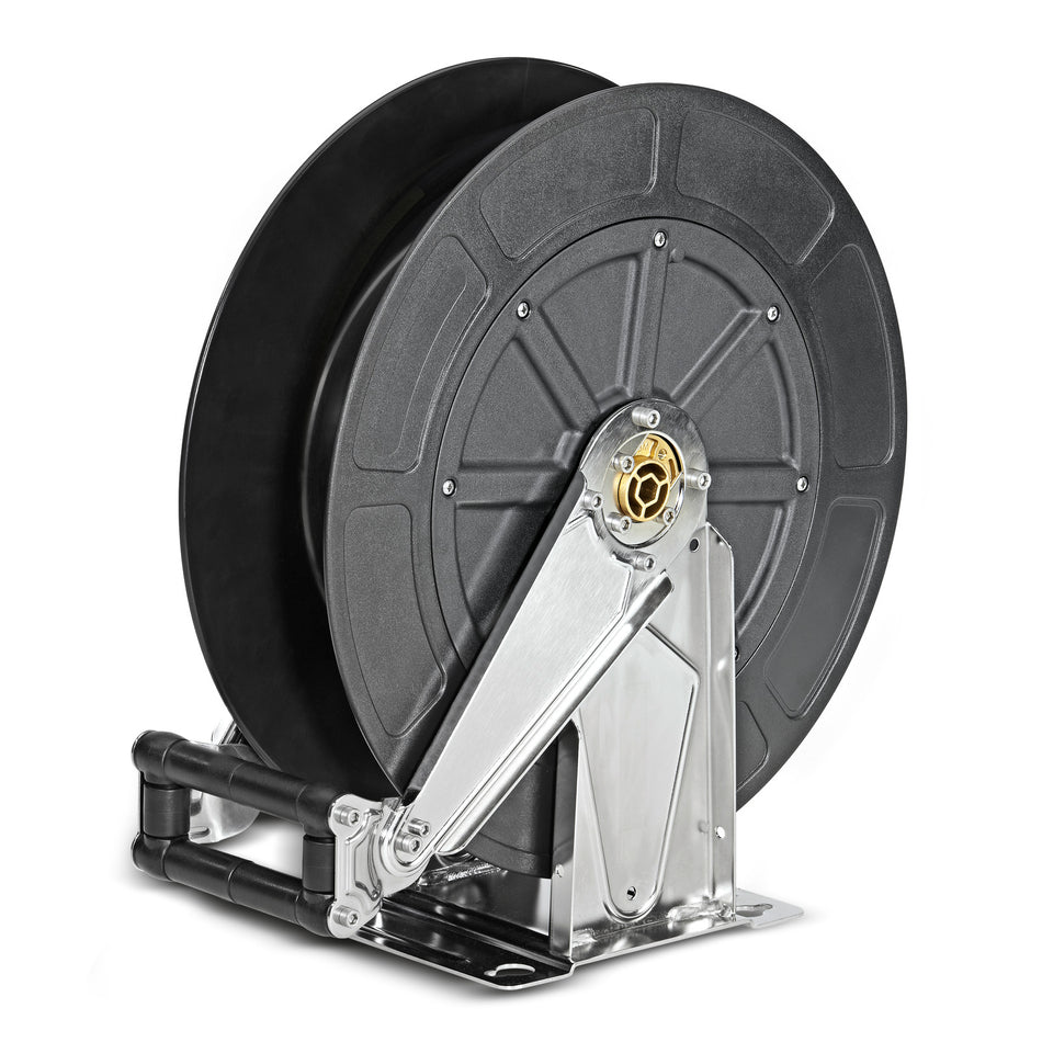 Automatische Schlauchtrommel Edelstahl / Kunststoff, 20 m