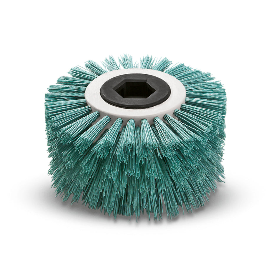 Brosse coudée, dur, vert, 170 mm