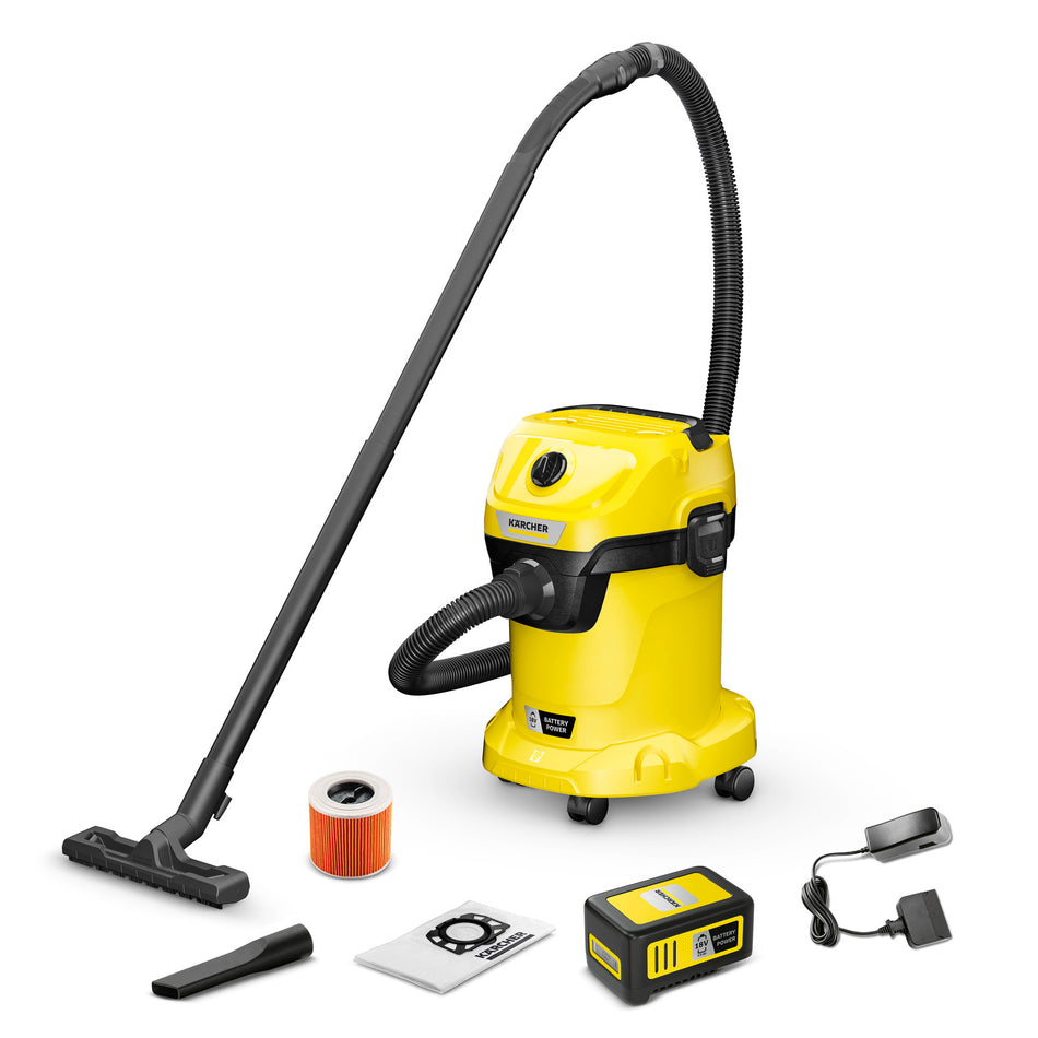 Aspirateur eau et poussières à batterie WD 3-18 Battery Set