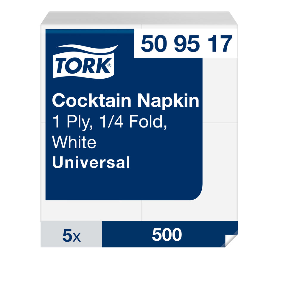 Tork Serviette cocktail blanche