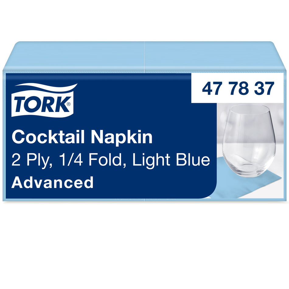 Tork Serviette Cocktail bleu ciel