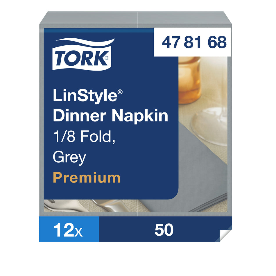 Tork LinStyle® Dinnerservietten Grau
