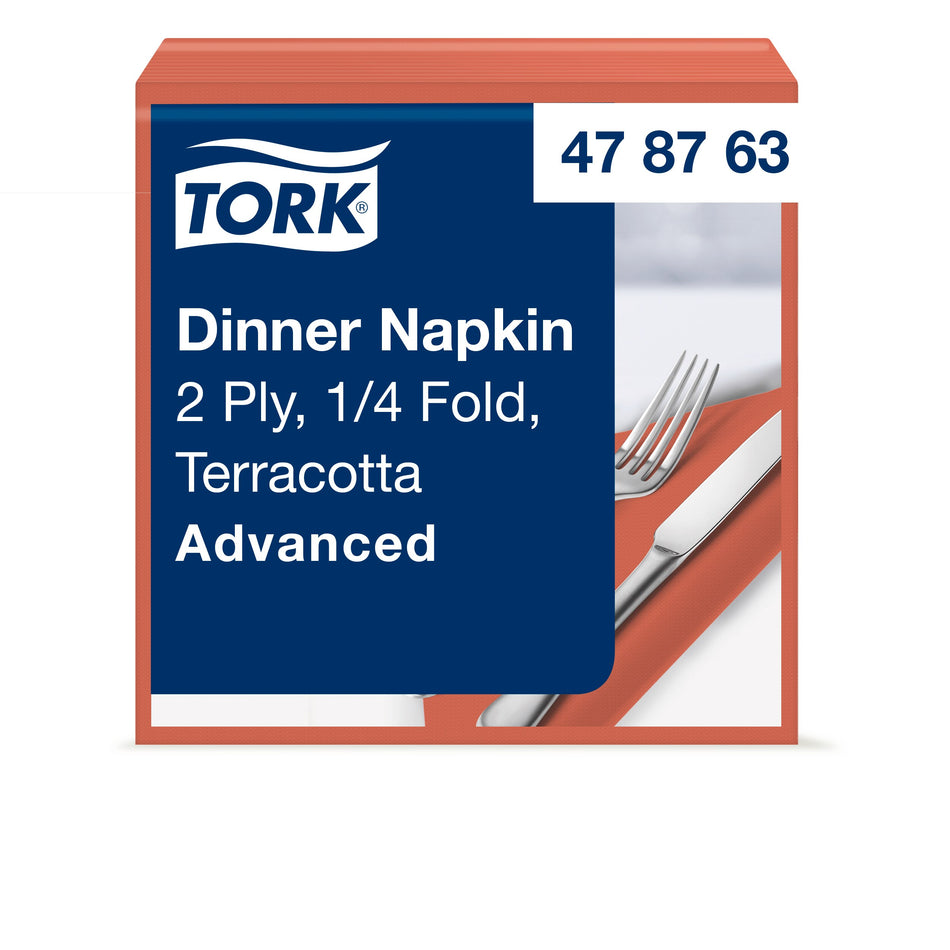 Tork Dinnerservietten Terracotta