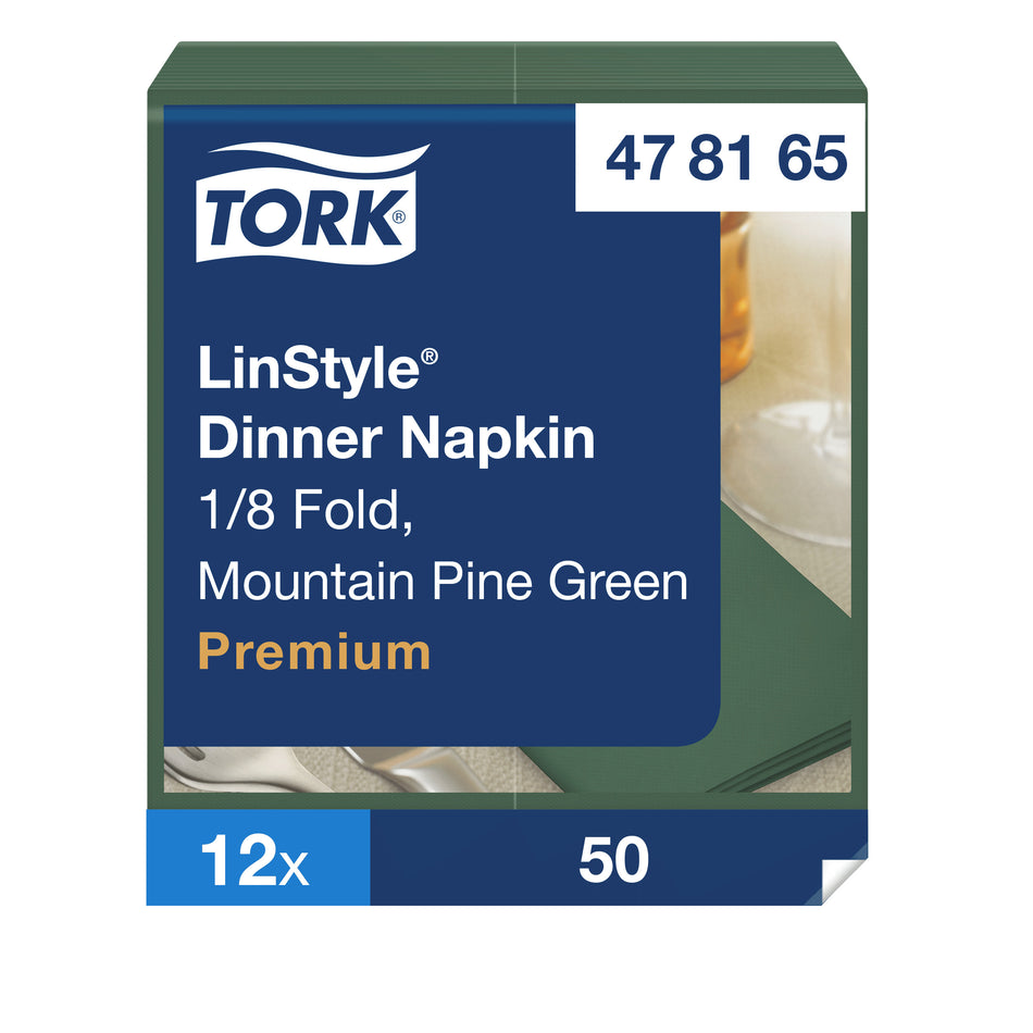 Tork LinStyle® Dinnerservietten Piniengrün