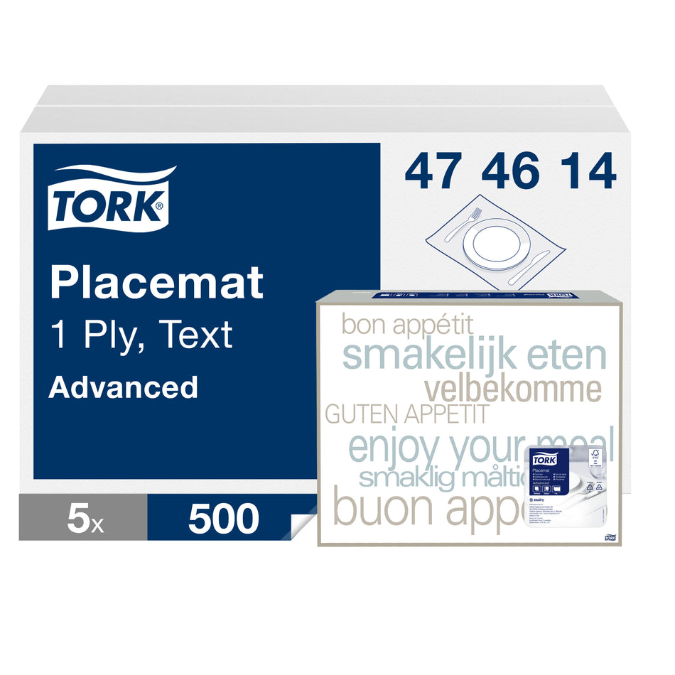 Tork Set de table jetable Texte