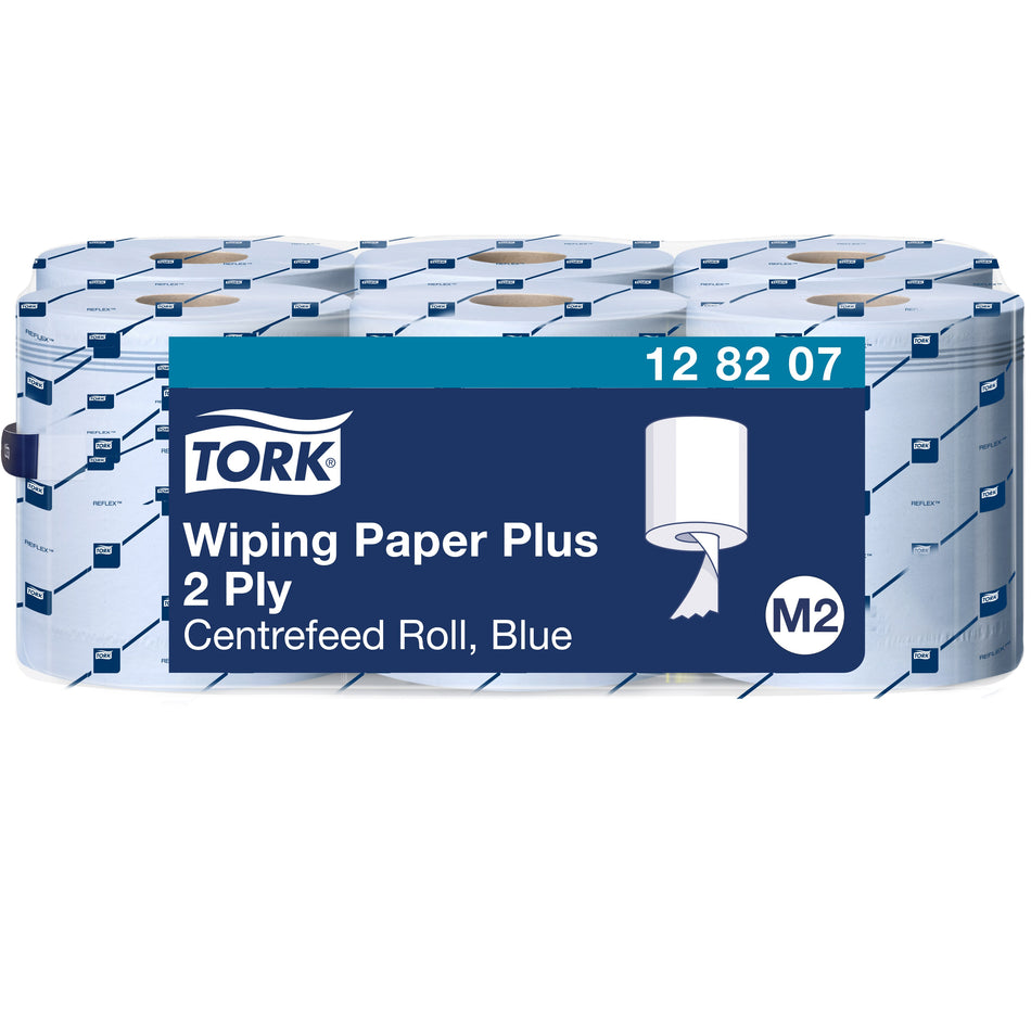 Tork papier d'Essuyage Plus bleu M2
