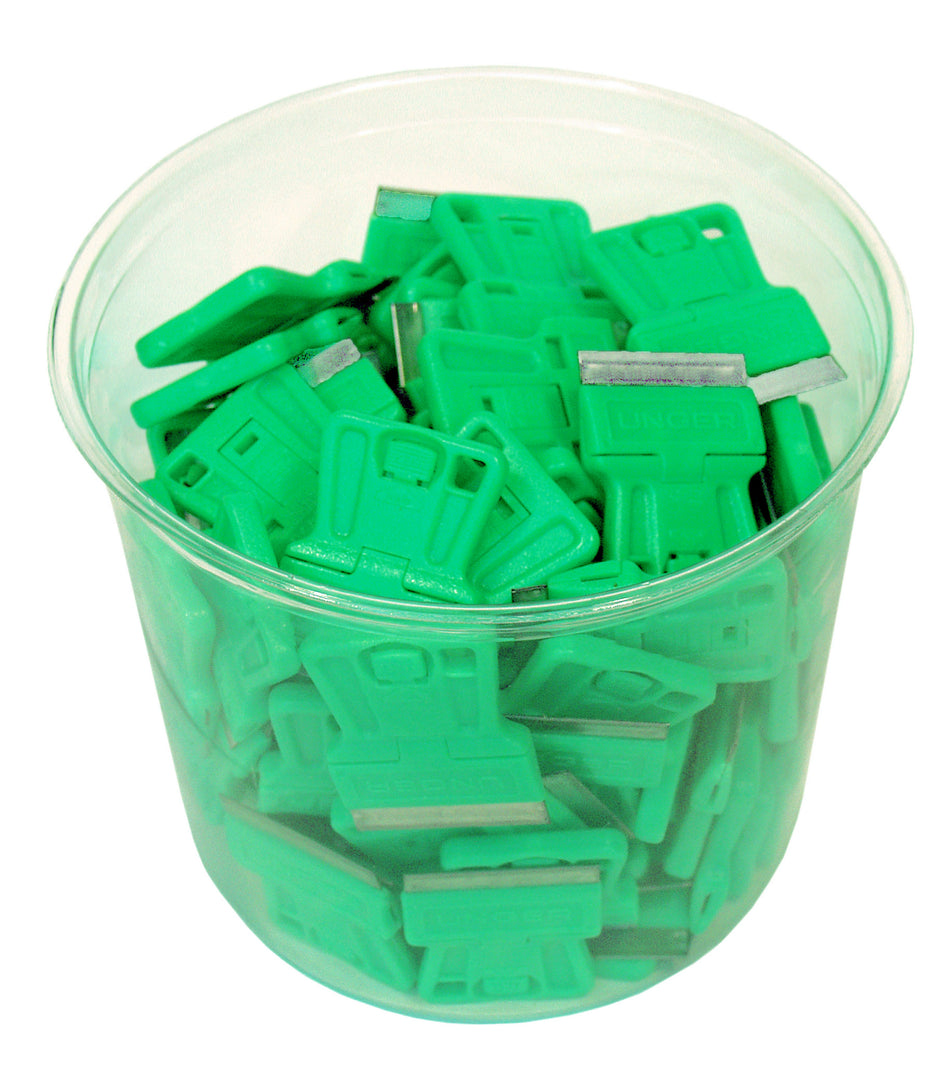 Mini-Grattoir, boite de 100 unités, Lame en carbone