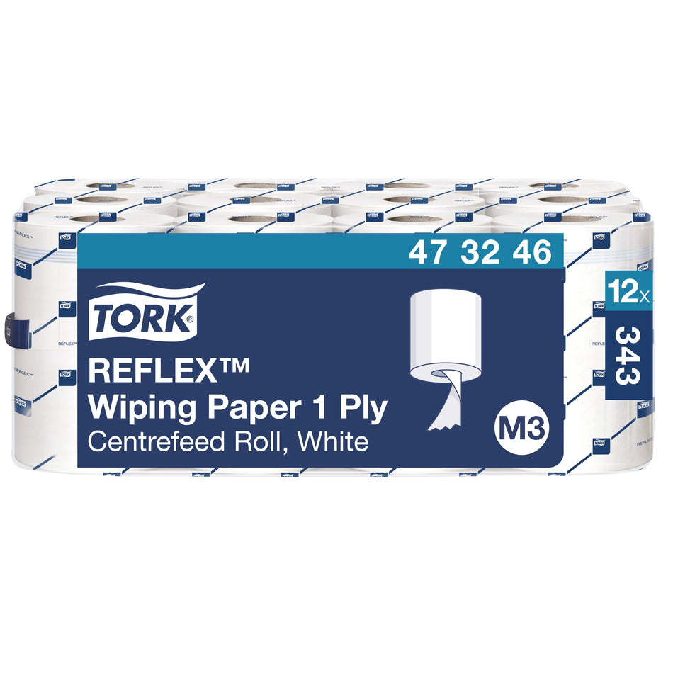 Tork Reflex™ Papier d'Essuyage blanc M3