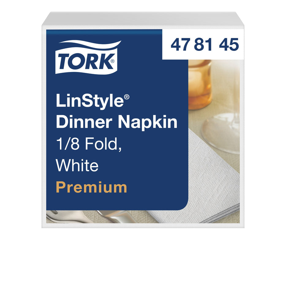 Tork LinStyle® Dinnerservietten Weiß