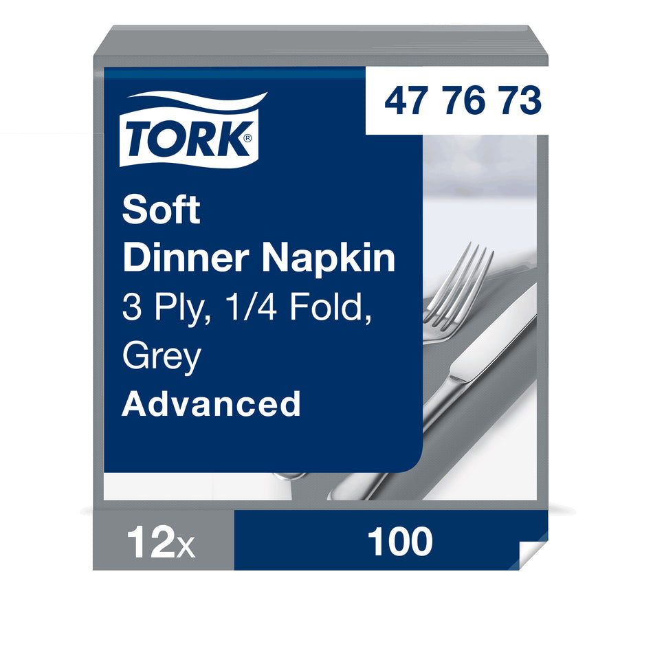 Tork Soft Dinnerservietten Grau