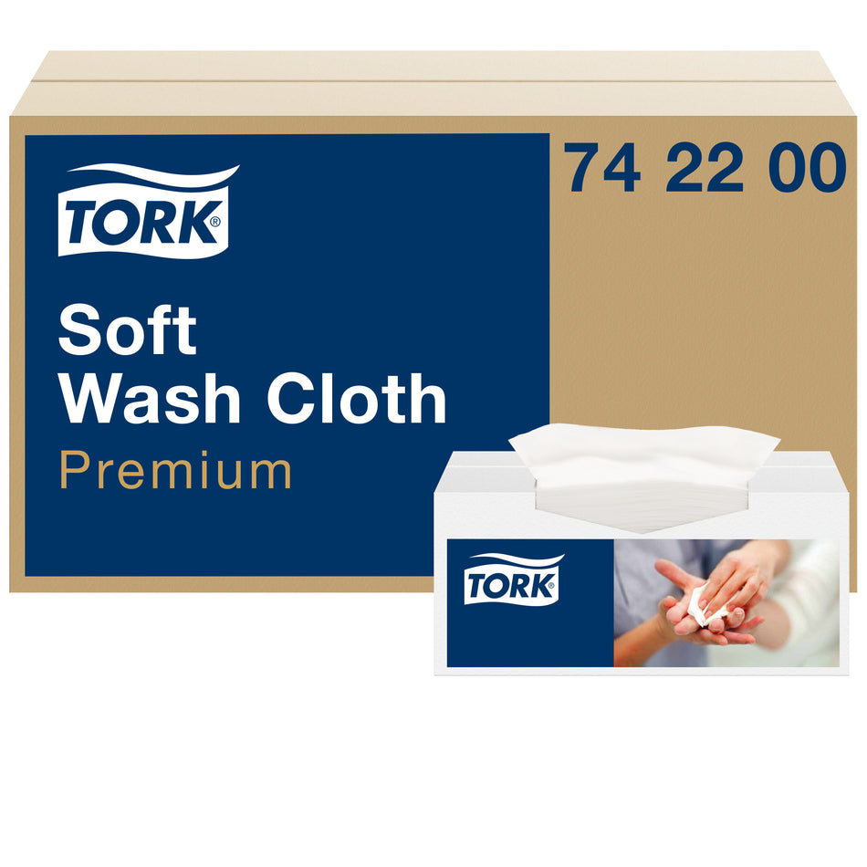 Tork Carré de soins doux blanc
