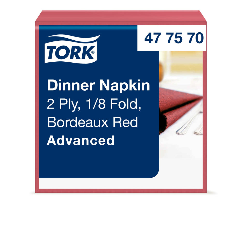 Tork Dinnerservietten Bordeauxrot