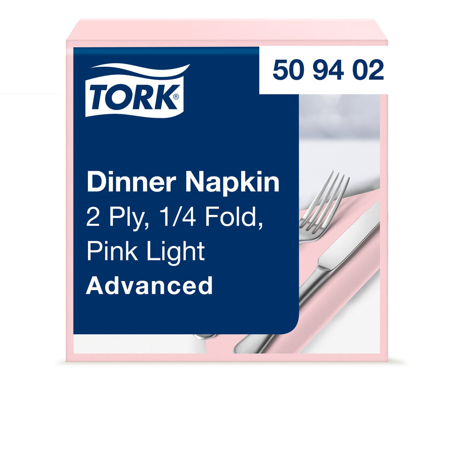 Tork Serviette Dinner rose pâle