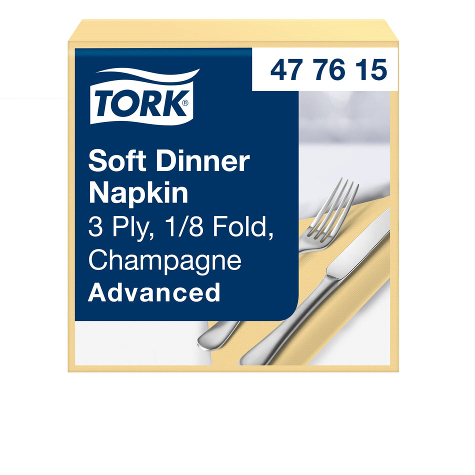Tork Soft Dinnerservietten Champagner