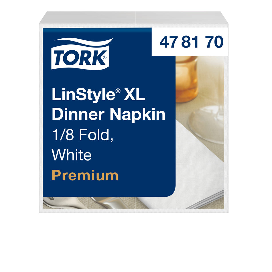 Tork LinStyle® XL-Dinnerservietten Weiß