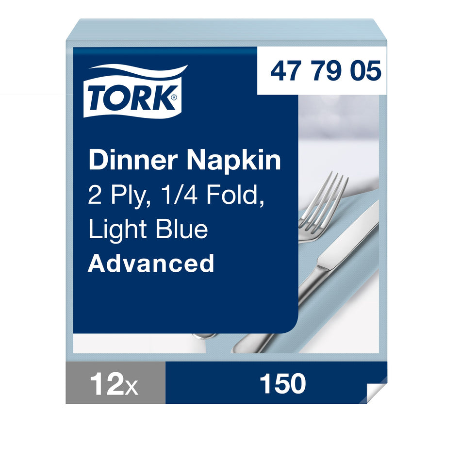 Tork Dinnerservietten Hellblau