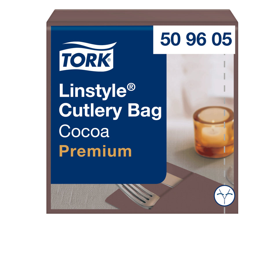Tork LinStyle® Bestecktaschen Kakao
