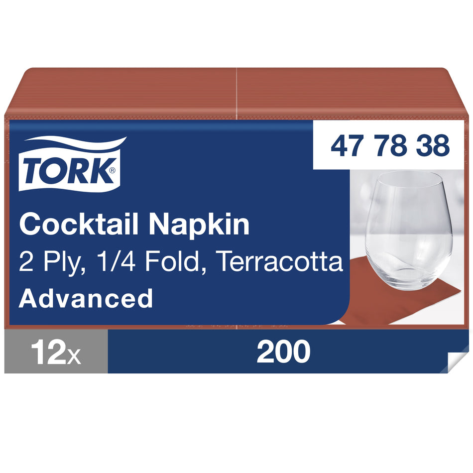 Tork Cocktailservietten Terracotta