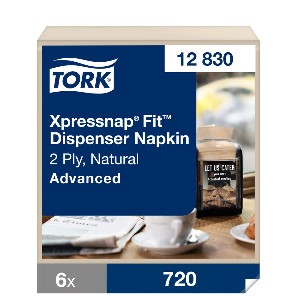 Tork Xpressnap Fit® Serviettes naturelles pour distributeur N14