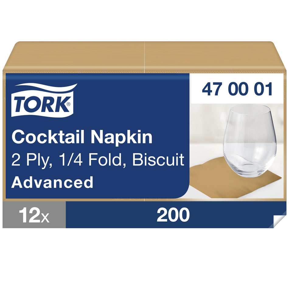 Tork Cocktailservietten Biscuit
