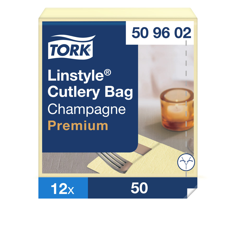 Tork LinStyle® Bestecktaschen Champagner
