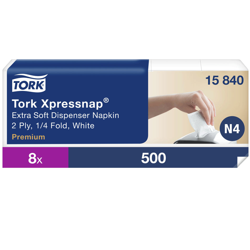 Tork Xpressnap® Serviette enchevêtrée extra-douce blanche pour distributeur N4
