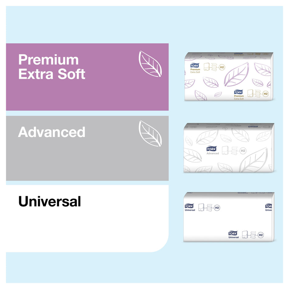 Tork Xpress® Distributeur pour essuie-mains pliés en V noir H3