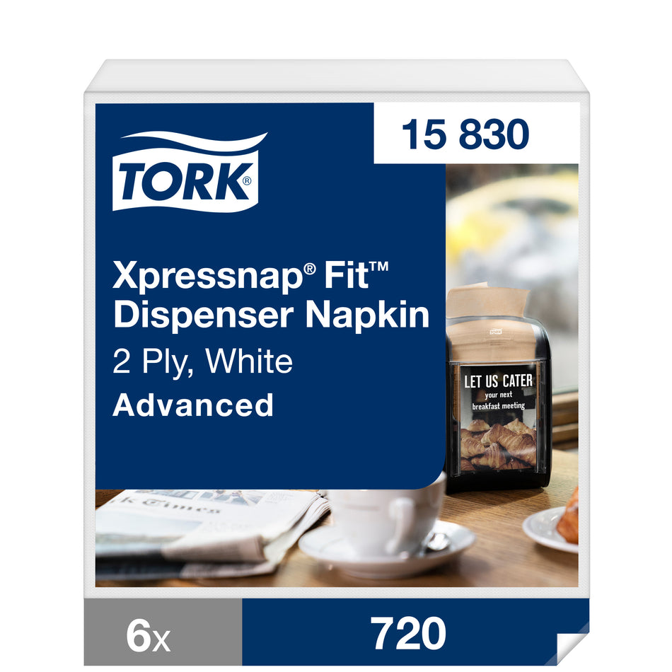 Tork Xpressnap Fit® Serviettes blanches pour distributeur N14