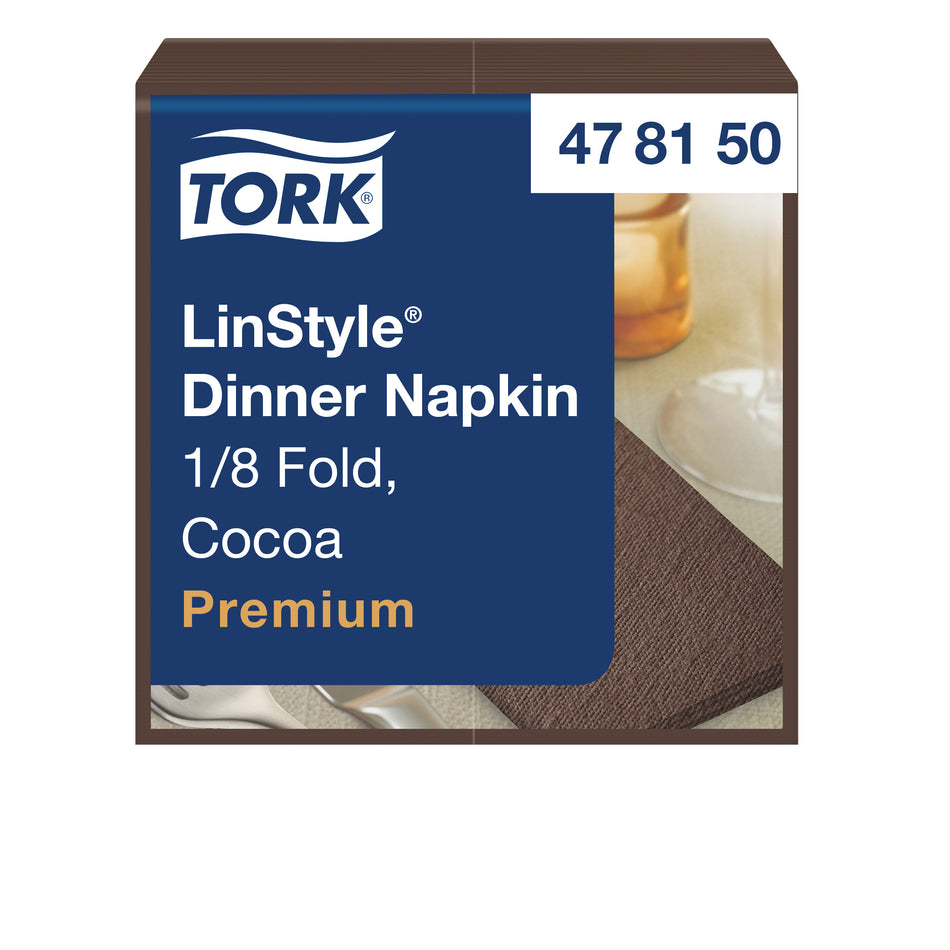Tork LinStyle® Serviette Dinner cacao