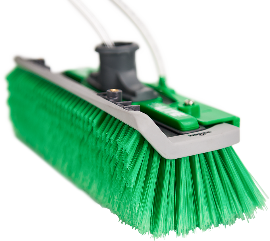 Brosse courbée nLITE, fleurée, 28cm